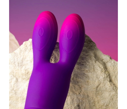 Rocks-Off Glo-Girl Bunny Flexible Purple Intimate Device 10 Modes