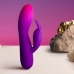 Rocks-Off Glo-Girl Purple Dual Motor Silicone Rabbit 171mm Waterproof