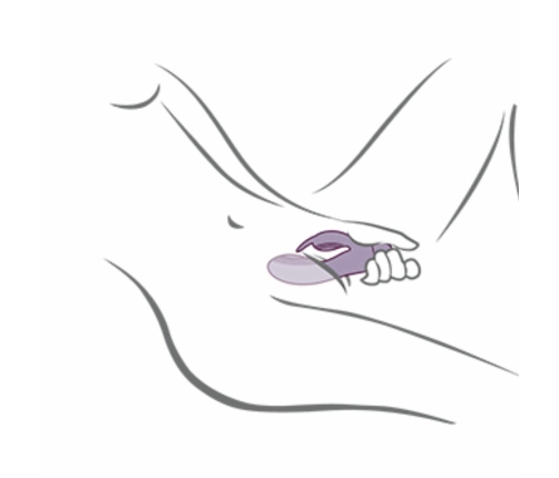 Rocks-Off Glo-Girl Purple Dual Motor Silicone Rabbit 171mm Waterproof