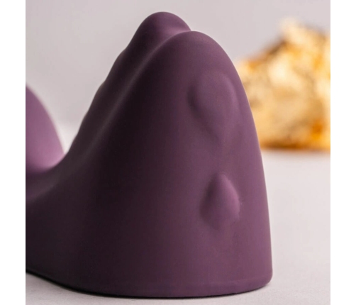 Rocks-Off Ruby Glow Purple Sit-On Intimate System 10-Mode Ergonomic