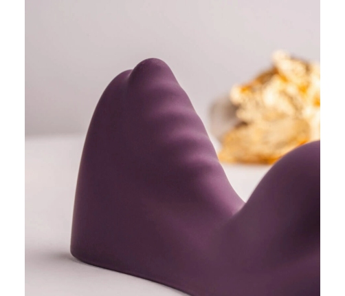 Rocks-Off Ruby Glow Purple Sit-On Intimate System 10-Mode Ergonomic