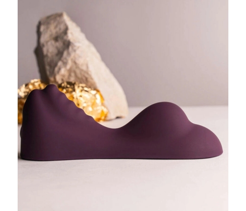 Rocks-Off Ruby Glow Purple Sit-On Intimate System 10-Mode Ergonomic