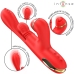 Intense Katy Red Multi-Function Intimate Massager 4 Interchangeable Heads