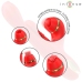 Intense Katy Red Multi-Function Intimate Massager 4 Interchangeable Heads