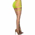 Chilirose CR-4867 Neon Green Footless Fishnet Tights, S/M, UV Reactive