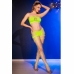 Chilirose CR 4866 Neon Green Seamless Top & Shorts Set S/M