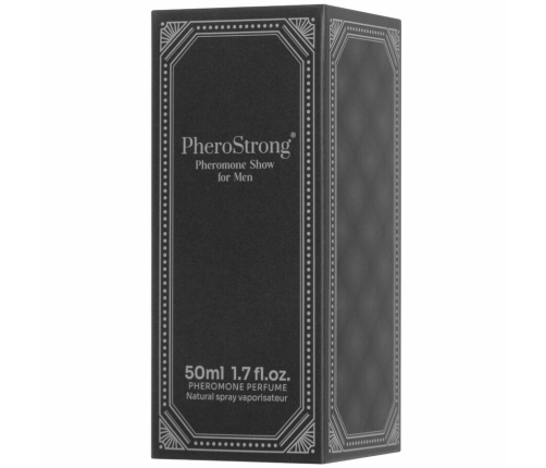 PheroStrong Show for Men Perfume 50ml - Woody Aromatic Fragrance