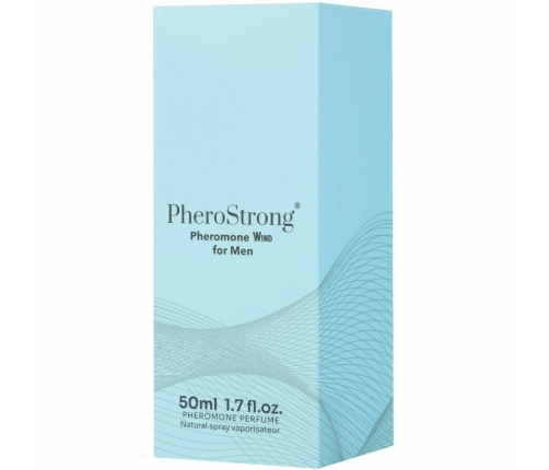 PheroStrong Wind for Men 50ml - Refined Pheromone-Infused Eau de Parfum