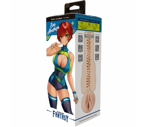 Fleshlight Fantasy Evie Akashiya Intimate Machine Fleshtone 25cm Red Case