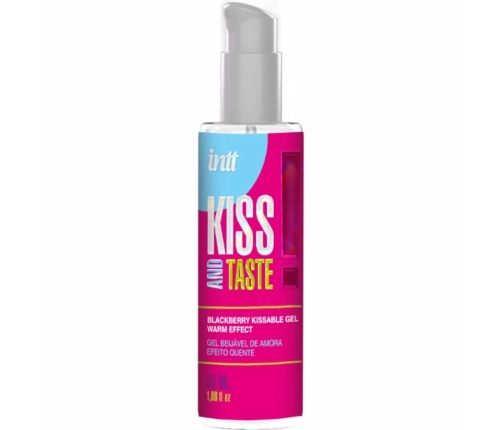 INTT Kissable Warming Gel 55 ml Blackberry Flavor - Intimate Enhancer
