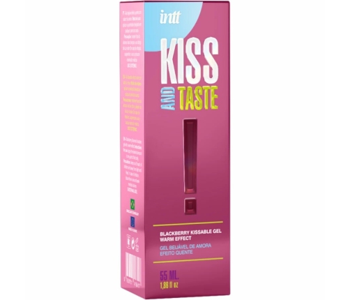 INTT Kissable Warming Gel 55 ml Blackberry Flavor - Intimate Enhancer
