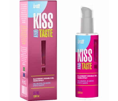 INTT Kissable Warming Gel 55 ml Blackberry Flavor - Intimate Enhancer