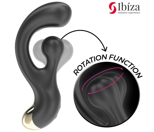 IBIZA Vibrating & Rotating Intimate Machine, Ergonomic, USB, Waterproof, 18cm