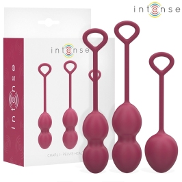 INTENSE Charli Kegel Ball Kit Violet - 3-Level Pelvic Floor Trainer Set INTENSE Charli Kegel Ball Kit Violet - 3-Level Pelvic Floor Trainer Set