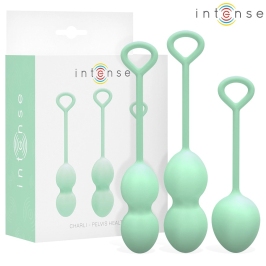 INTENSE Charli Kegel Ball Kit Light Jade Green - 3-Piece Pelvic Floor Trainer INTENSE Charli Kegel Ball Kit Light Jade Green - 3-Piece Pelvic Floor Trainer