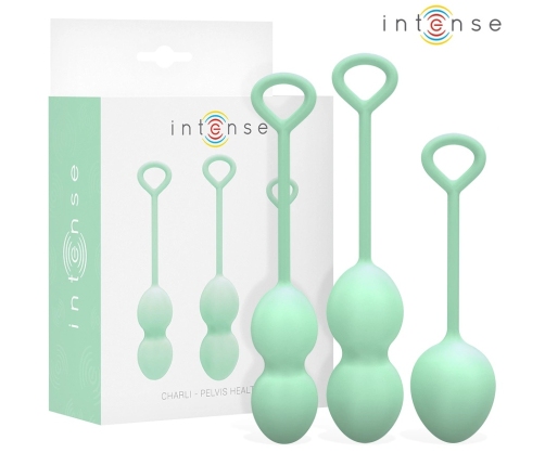 INTENSE Charli Kegel Ball Kit Light Jade Green - 3-Piece Pelvic Floor Trainer