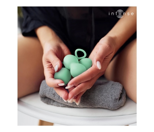 INTENSE Charli Kegel Ball Kit Light Jade Green - 3-Piece Pelvic Floor Trainer