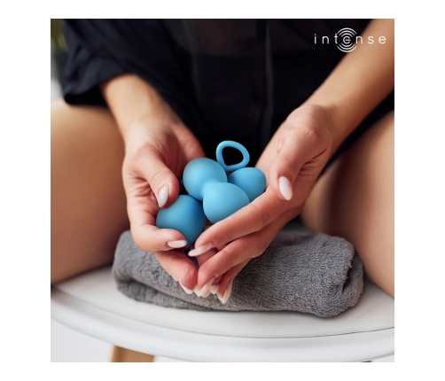 Intense Charli Kegel Ball Kit Ocean Blue - 3-Piece Pelvic Training Set