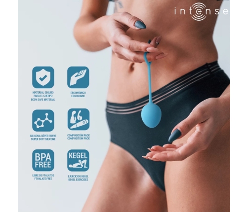 Intense Charli Kegel Ball Kit Ocean Blue - 3-Piece Pelvic Training Set