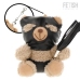 Fetish Submissive Luno Collectible Teddy Bear with Black Mask & Whip
