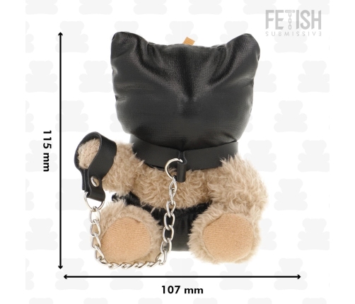Fetish Submissive Momo Collectible Plush - Model 8, Unique Accessory, Black