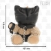 Fetish Submissive Momo Collectible Plush - Model 8, Unique Accessory, Black