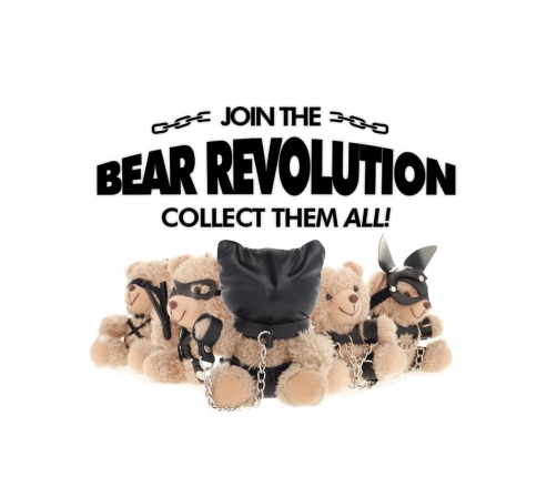 Fetish Submissive Momo Collectible Plush - Model 8, Unique Accessory, Black