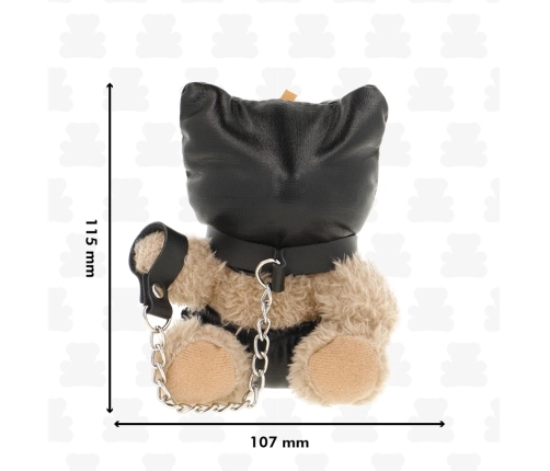 Fetish Submissive Momo Collectible Plush - Model 8, Unique Accessory, Black