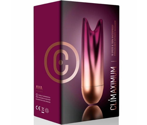CLIMAXIMUM Ava Dual Bullet Vibrator - 10 Modes, Waterproof, Compact