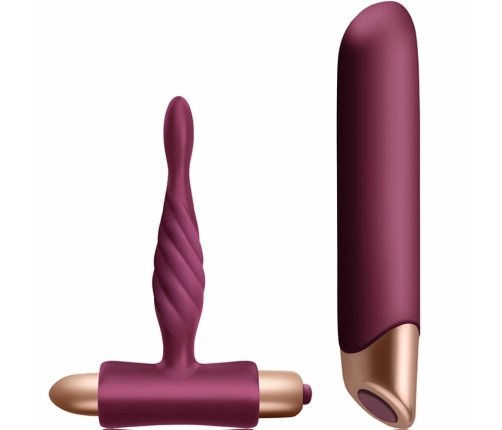 CLIMAXIMUM - RAPTURE KIT VIBRADOR CLÁSICO + PLUG ANAL PRINCIPIANTES