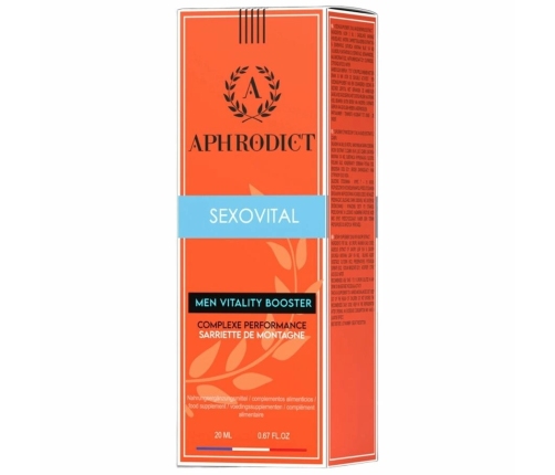 RUF Sexovital Herbal Vitality Supplement Spray 20 ml - Mint & Ginger Extracts