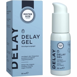 Mister Size Delay Gel 50 ml - Extended Comfort Water-Based Formula Mister Size Delay Gel 50 ml - Extended Comfort Water-Based Formula