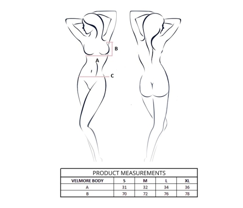 PASSION - VELMORE BODY AZUL S/M