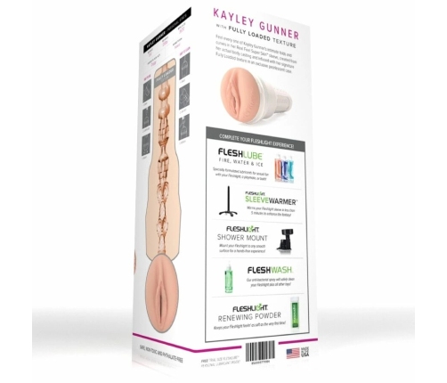 Fleshlight Kayley Gunner Intimate Device with Real Feel Super Skin 25.4cm