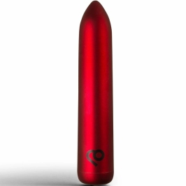 Rocks-Off Rechargeable Vibrating Bullet Poppy Red - Compact Waterproof Model Rocks-Off Rechargeable Vibrating Bullet Poppy Red - Compact Waterproof Model