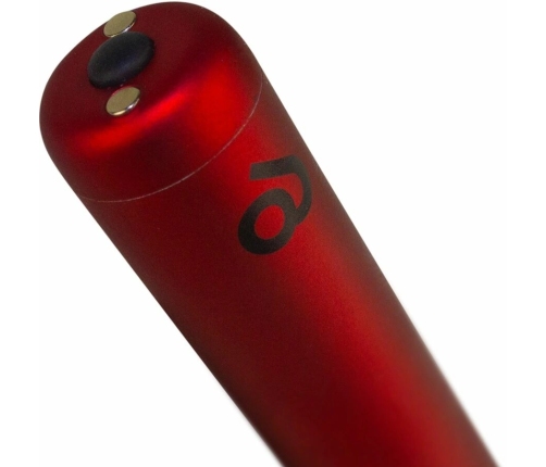 Rocks-Off Rechargeable Vibrating Bullet Poppy Red - Compact Waterproof Model