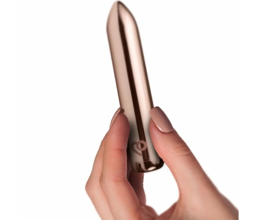 Rocks-Off Golden Rose Rechargeable Compact Vibrating Bullet IPX7 16 Modes