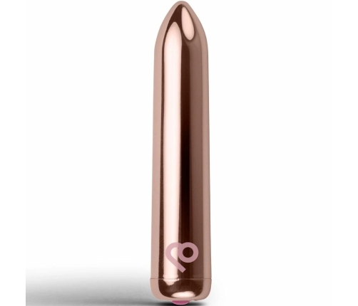 Rocks-Off Golden Rose Rechargeable Compact Vibrating Bullet IPX7 16 Modes
