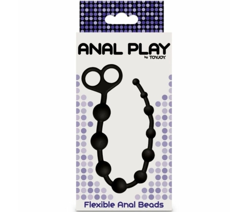 TOYJOY Flexible Silicone Intimate Bead System 34cm Black