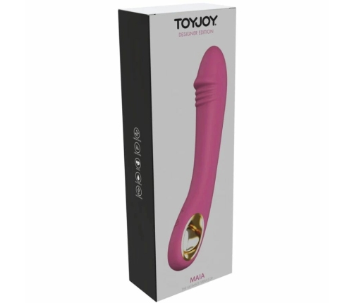 TOYJOY Maia Vibrator - G-Spot Curve, 10 Modes, Silicone, 21 cm, Pink