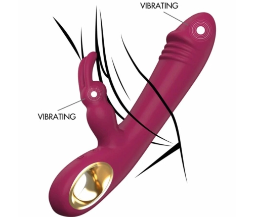 TOYJOY Taygeta Dual-Action Silicone Intimate Device, Rechargeable, Purple