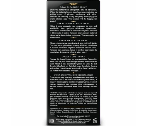 Shunga Waves Oral Spray Exotic Fruits 20ml - Flavored Moisturizing Formula