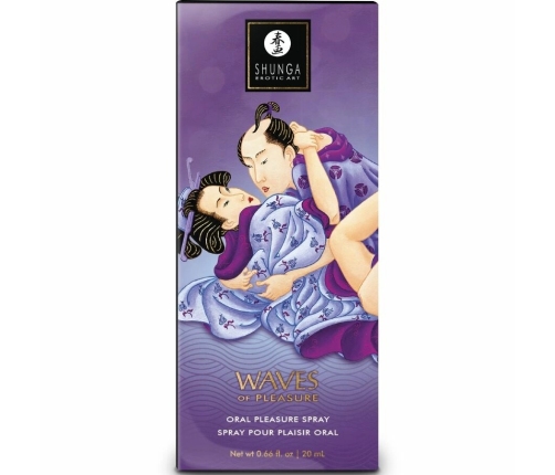 Shunga Waves Oral Spray Exotic Fruits 20ml - Flavored Moisturizing Formula