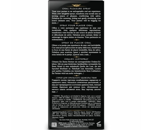 Shunga Waves Pleasure Spray Watermelon 20ml - Moisturizing Oral Formula