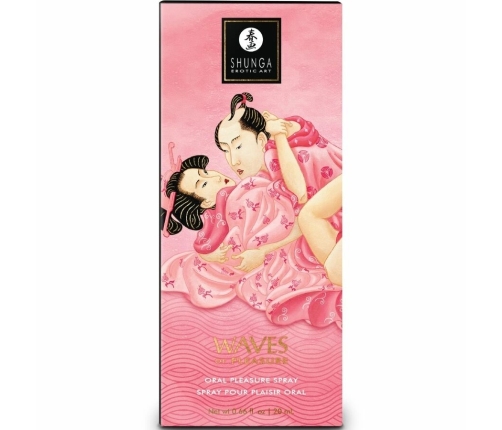 Shunga Waves Pleasure Spray Watermelon 20ml - Moisturizing Oral Formula