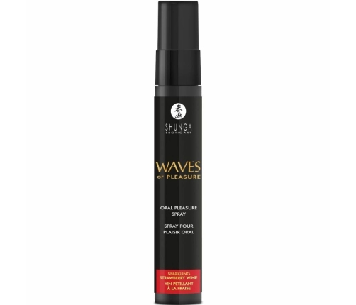 Shunga Waves Pleasure Spray Seductive Strawberry 20ml Refreshing Formula