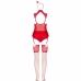 LivCo Corsetti Fashion LC 90604 Festive Body Set with Stockings & Headband S/M