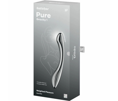 Satisfyer Pure Gravity 1 Stainless Steel Double-Ended Intimate Wand