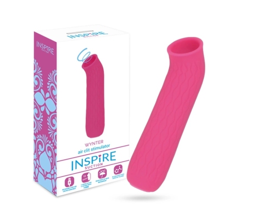 INSPIRE Winter Pink Intimate Suction Device, 12 Modes, USB Rechargeable