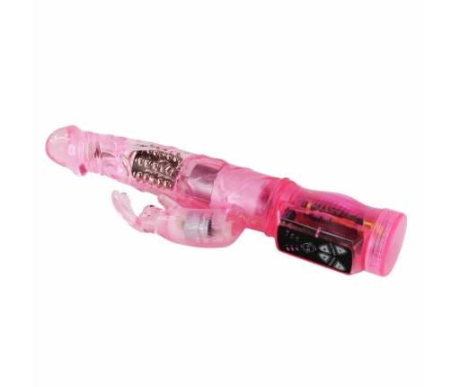 Baile Pink Rabbit Mini Rotator Superstimulator, 21.5 cm, Multispeed Gelatin Model